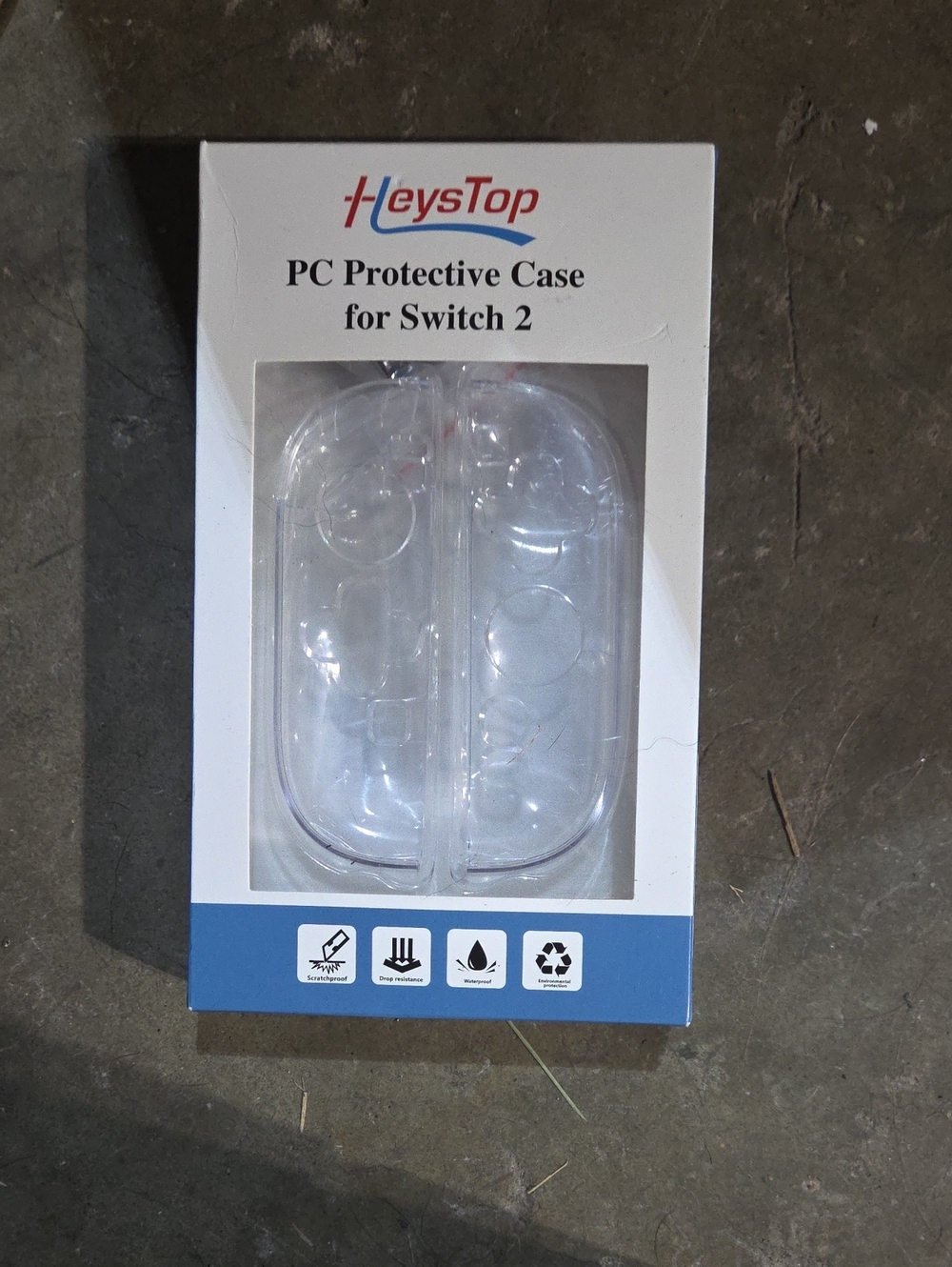 Transparent PC Protective Case for Switch 2 - Clear